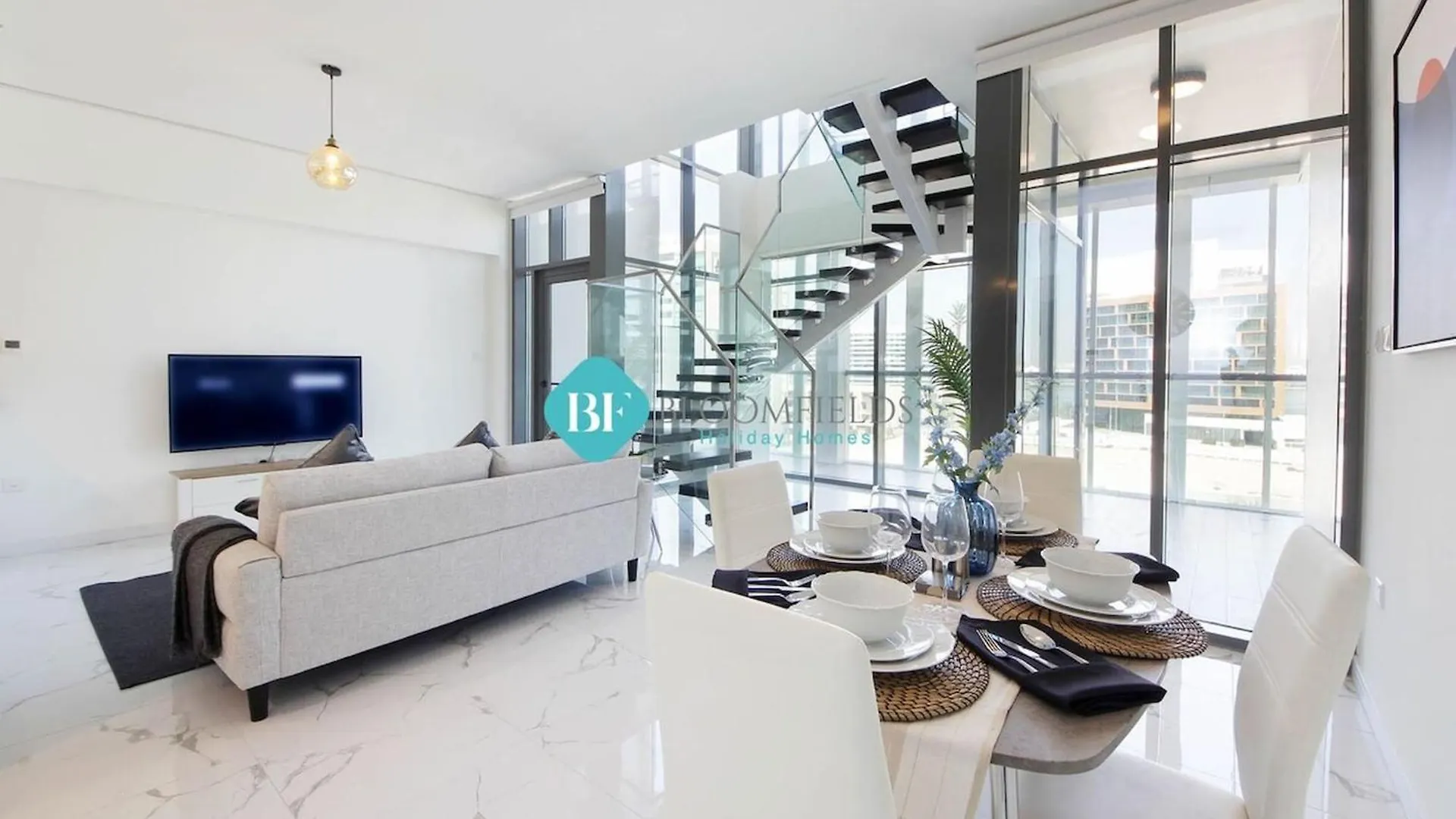 アブダビBloomfields Modern 2Br Duplex In Raha Loftsアパートメント 0*, アブダビ